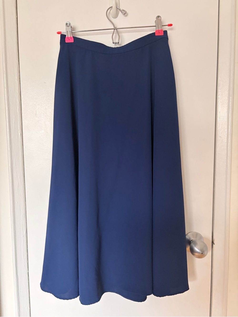 Women's Navy A-Line Skirt